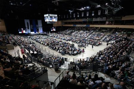 Bishop Barron, Father Schmitz Help Light &lsquo;Eucharistic Fire&rsquo; at Minnesota Congress