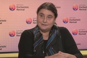 Antonia Acutis speaks to Montse Alvarado during an interview on 'EWTN News In Depth' on Oct. 13, 2023.