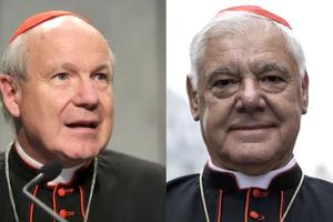 Cardinals Christoph Schönborn and Gerhard Ludwig Müller.