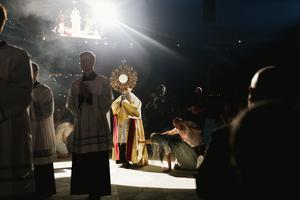 Jesus is adored by tens of thousands of faithful on Day 3 of the National Eucharistic Congress.