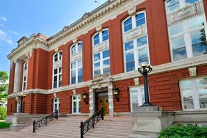 State Supreme Court of Missouri building in Jefferson City.