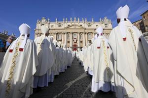 The Synod on Synodality opens with Mass in St. Peter’s Square on Oct. 4, 2023. 