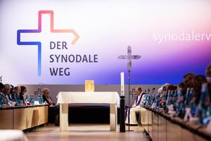 Session of German Synodal Way on October 3, 2023 in Frankfurt, Germany. 