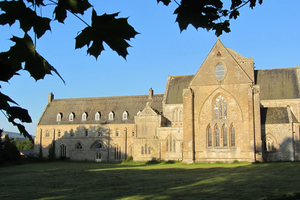 Pluscarden Abbey in Scotland where 15 Benedictine monks pray and welcome visitors.