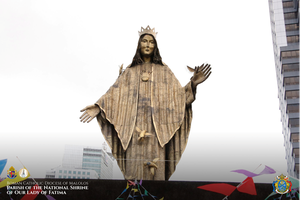 Our Lady of EDSA stands tall atop the Epifanio de los Santos Avenue (EDSA), a lasting symbol of faith and the miraculous power of the Rosary during the peaceful People Power Revolution of 1986. 