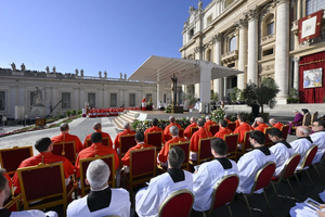 Pope Francis creates 21 new cardinals from across the world at a consistory in St. Peter’s Square on Sept. 30, 2023.
