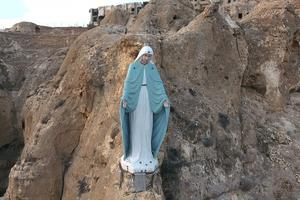 Statue of Mary in Syria
