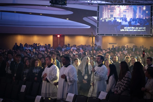 Spirits were uplifted and joyful following the concluding Mass at the end of the SEEK25 conference on Sunday, Jan. 5, 2025, as some 3,500 young Catholics, priests, and religious poured out of the Washington Hilton in downtown Washington, D.C.