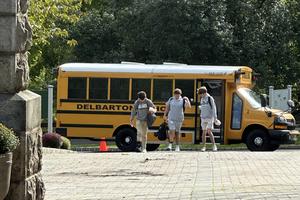 Delbarton, a Catholic all-boys school in Morristown, New Jersey, invested in buses and cut transportation costs by 40%. 