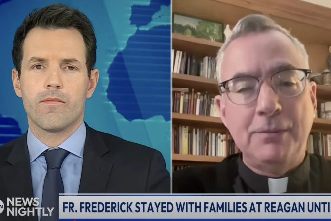 Father Frederick Edlefsen is pastor of Our Lady of Lourdes Parish in Arlington, Virginia. 