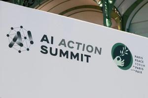 The Artificial Intelligence (AI) Action Summit takes place at the Grand Palais in Paris on Feb. 10–11, 2025.