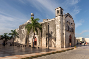 Historic center of San Francisco de Campeche, capital of the Mexican state of Campeche in the country’s Yucatán Peninsula.