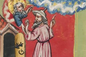 Rudolf von Ems, “God’s Covenant with Abraham,” ca. 1400-1410, Getty Museum, Los Angeles