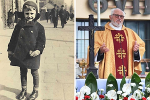 L to R: Young Stanisław Kicman; Father Kicman L to R: Young Stanisław Kicman; Father Kicman