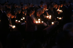 Catholics gather for Easter Vigil Mass at St. Peter's Basilica on Saturday, April 19, 2025 Catholics gather for Easter Vigil Mass at St. Peter's Basilica on Saturday, April 19, 2025