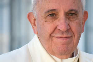 Pope Francis is seen at his general audience at the Vatican, Wednesday, April 16, 2014.