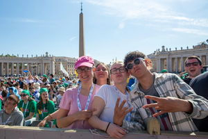 Tens of thousands of young pilgrims, who took part in Jubilee of Teenagers festivities from April 25-27, 2025, were also present at the Divine Mercy Mass dedicated to the late pontiff.