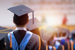 A commencement speaker, if only for a few minutes, assumes the important role of a teacher — one who stands at the midpoint between the past and the future.