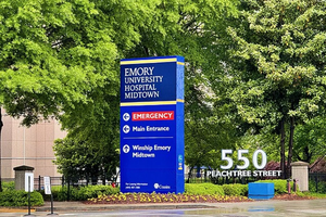 Emory University Hospital in Atlanta.