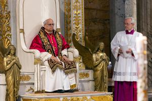 Pope Leo XIV takes possesion of the Basilica of St. Paul Outside the Walls on Tuesday in Rome