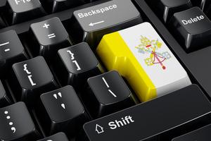 The revamped design features new links and a depiction of a waving Pope Leo XIV.