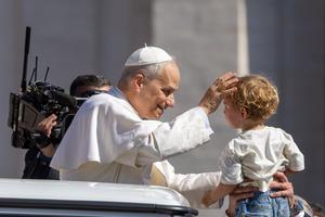 Pope Leo XIV celebrates the Holy Mass Holy Mass for Jubilee of Families, Children, Grandparents and the Elderly on June 1, 2025. 