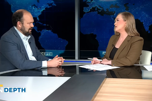 ‘New York Times’ columnist Ross Douthat speaks to ‘EWTN News In Depth’ anchor Catherine Hadro on Friday, June 6, 2025.