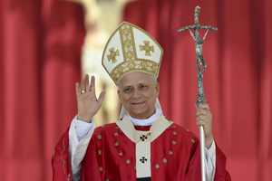 Pope Leo XIV celebrates Mass for the Solemnity of Pentecost in St. Peter's Square on June 8, 2025. In his homily, he emphasized the significance of the Holy Spirit in the life of a Christian.