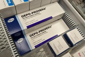 A box of depo-provera. 
