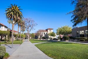 The Santa Clara University campus