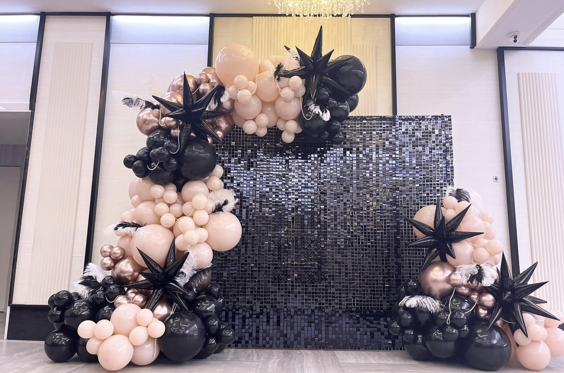 Classy backdrop for a formal event.