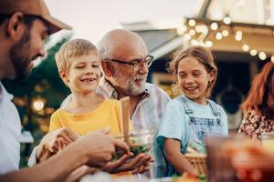 ‘Grandfather and Grandchildren’