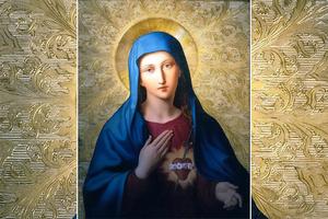 Leopold Kupelwieser (1796-1862), “The Immaculate Heart of Mary,” Peterskirche, Vienna