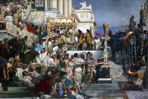 Henry Siemieradzki (1843-1902), “Nero’s Torches,” 1876, National Museum of Poland, Kraków

