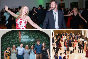 Clockwise from top: The Crooner Christmas Ball at Hotel Heron, Dec. 13, 2024; the 4th-annual St. Joseph’s Ball, March 21, 2025; and ‘Summer Soirée Under the Stars,’ June 12, 2025, are among the popular recent events.