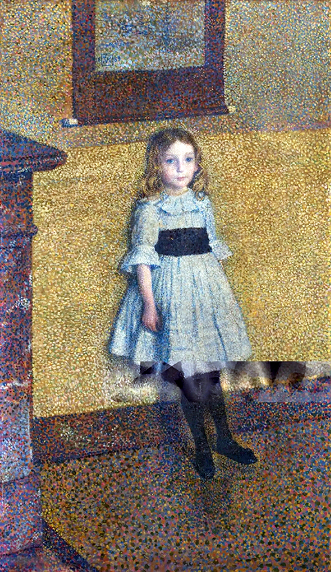 Théo van Rysselberghe, “Little Denise,” 1889, Metropolitan Museum of Art, New York