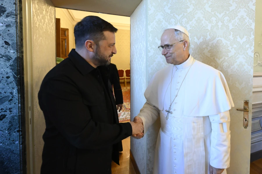 Pope Leo XIV and Zelenskyy