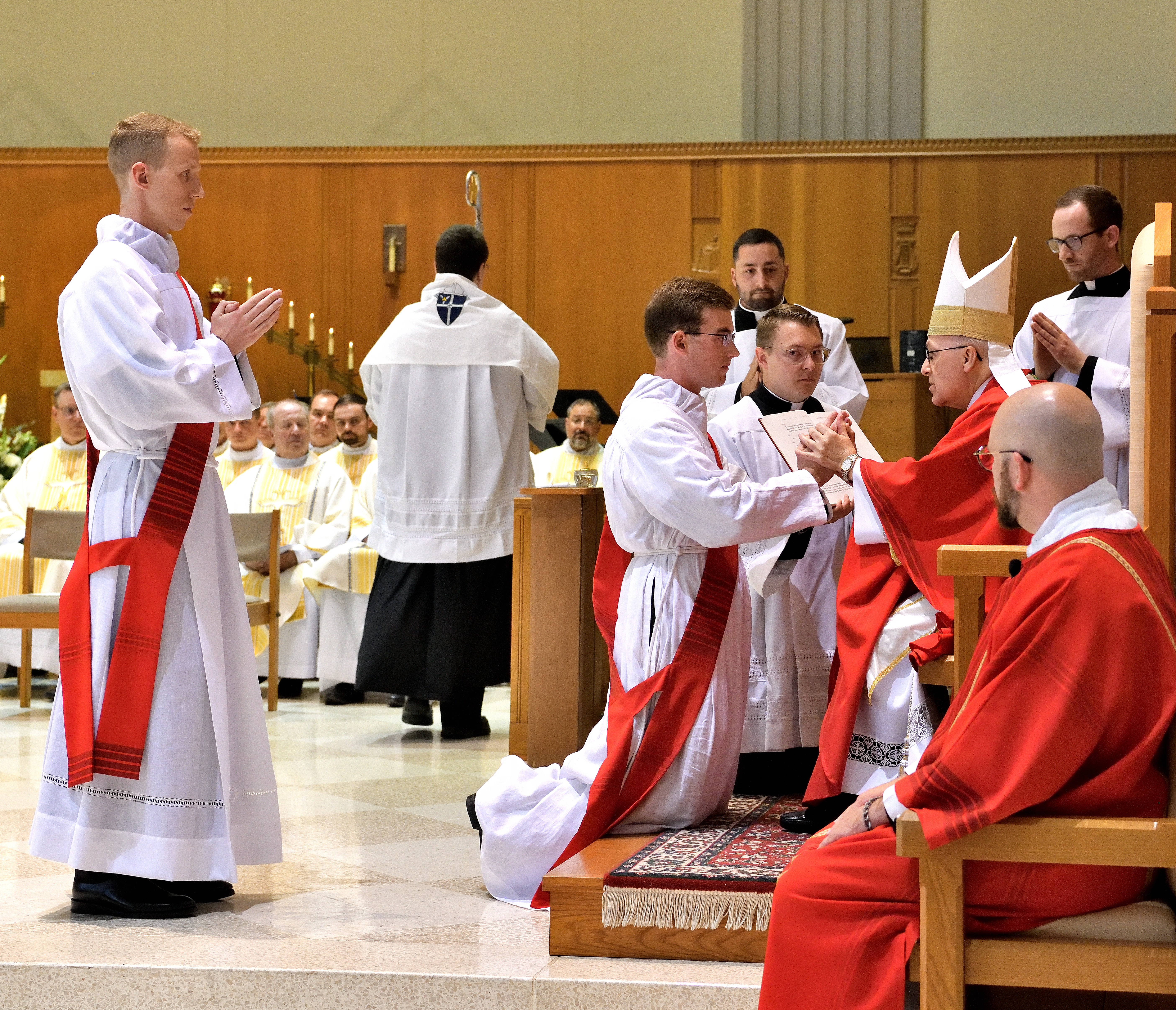 Ordination ceremony in the Diocese of Bismarck. 