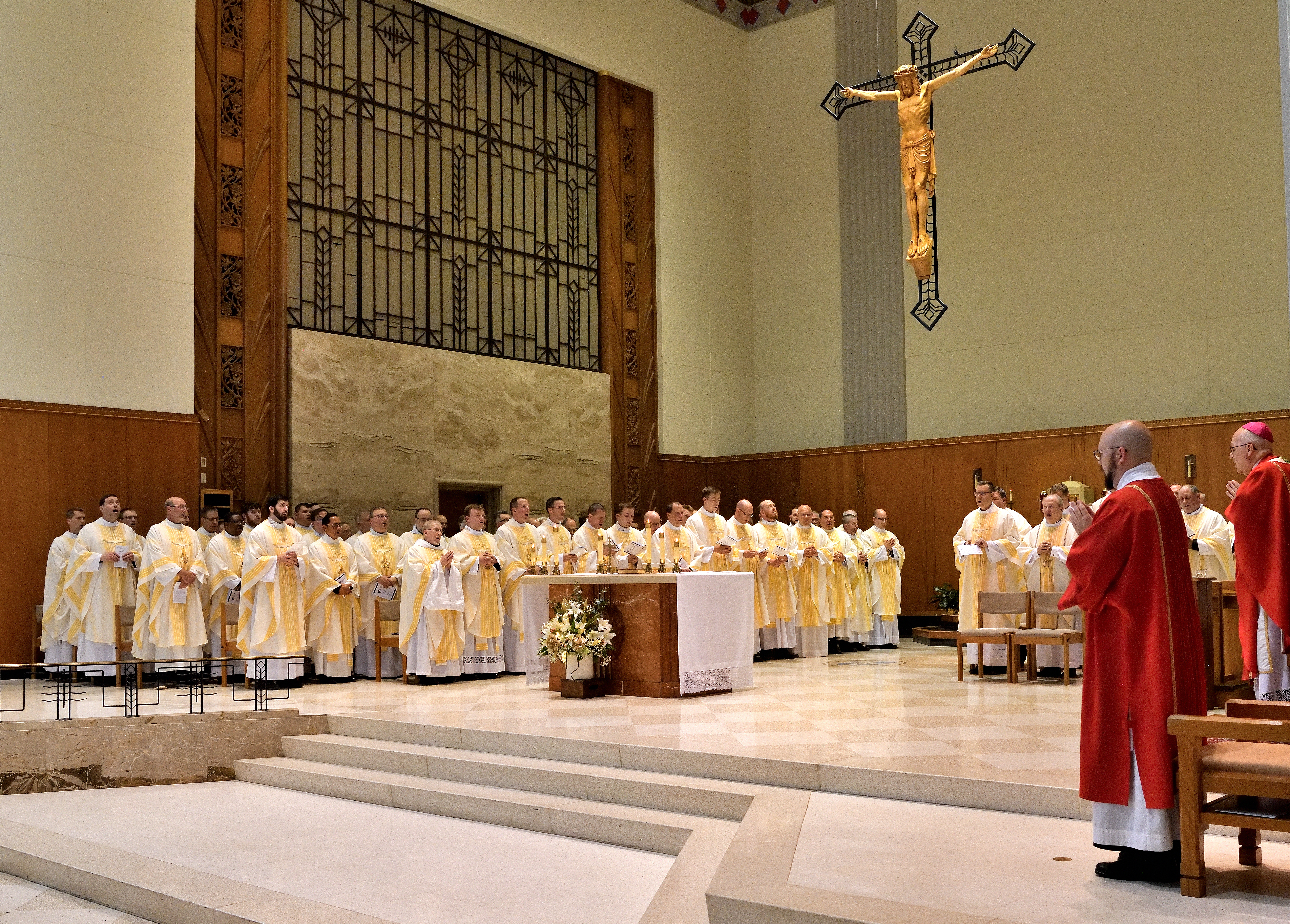 The priest ordination Mass of Father Eric Artz and Father Ryan Martire on June 11, 2024, at the Cathedral of the Holy Spirit with Bishop David Kagan