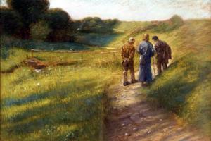 Fritz von Uhde, “The Road to Emmaus,” 1891, Galerie Neue Meister, Dresdent, Germany