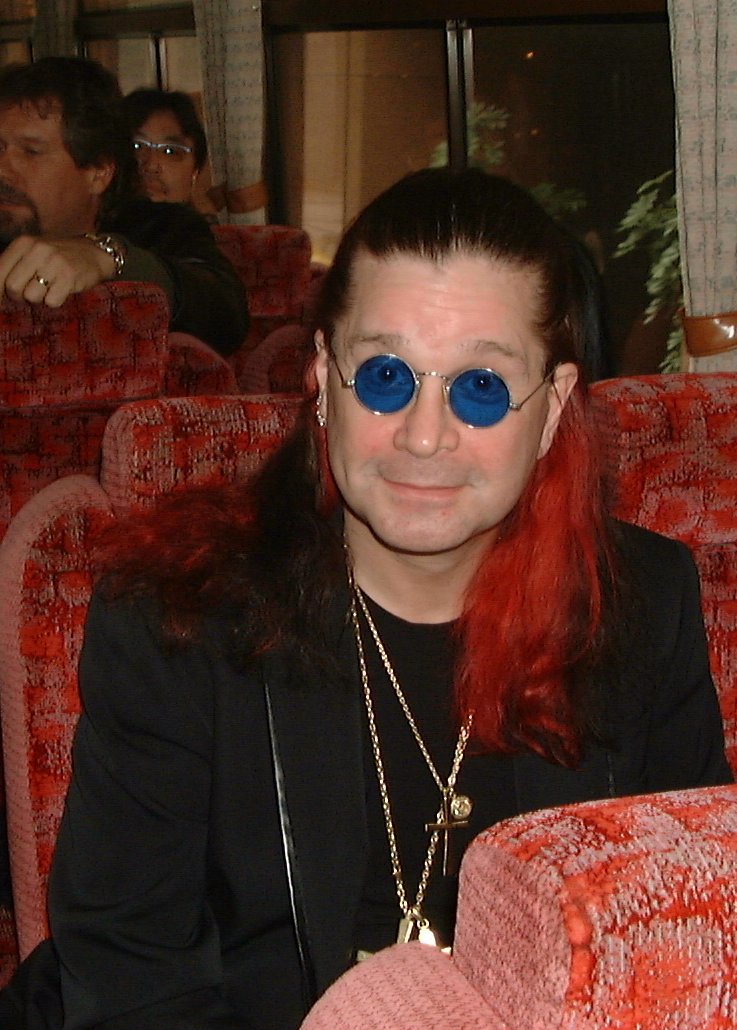 Osbourne on tour in Japan in April 1999