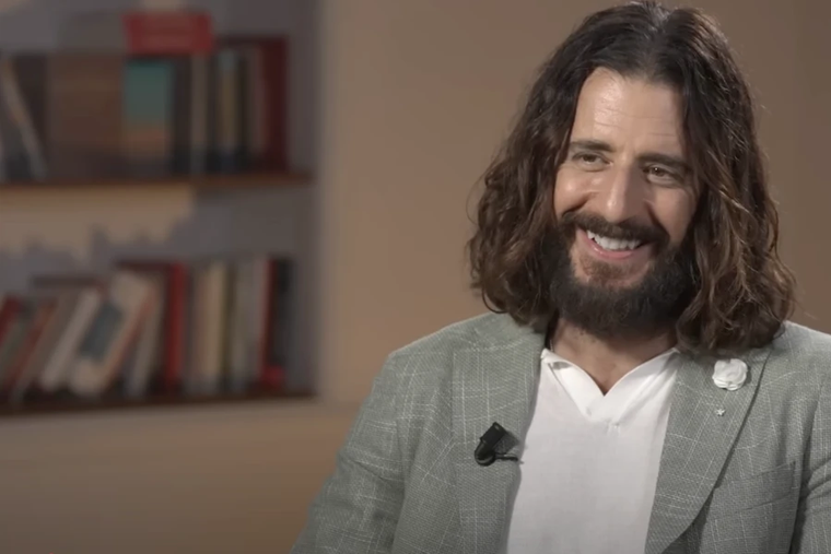 Actor Jonathan Roumie, who portrays Jesus in “The Chosen.”