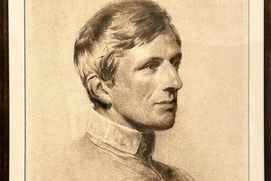 A portrait of a young St. John Henry Newman that hangs in Cathedral High School, part of the Ordinariate of the Chair of St. Peter in Houston, Texas. A portrait of a young St. John Henry Newman that hangs in Cathedral High School, part of the Ordinariate of the Chair of St. Peter in Houston, Texas.