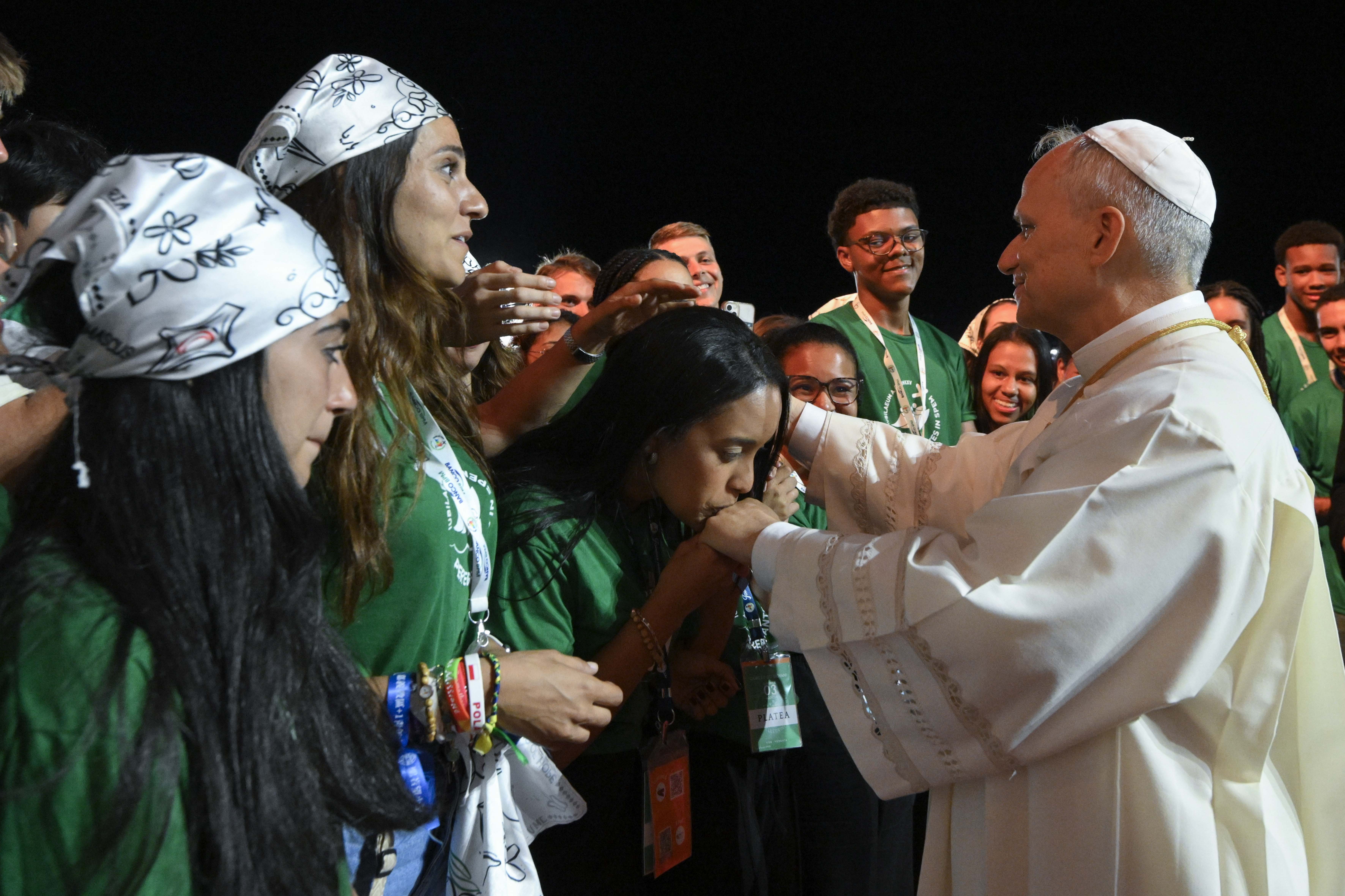 Pope @ Jubilee of Youth vigil