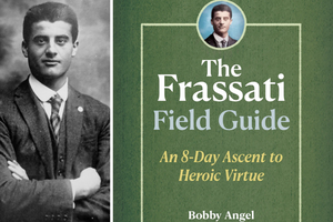 L to R: Pier Girorgio Frassati; cover of ‘The Frassati Field Guide’