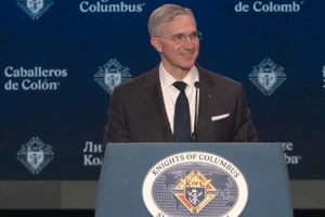 Knights of Columbus Supreme Knight Patrick Kelly.