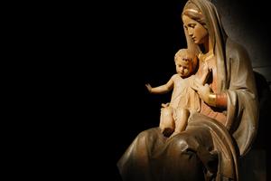 Mother Mary and Baby Jesus