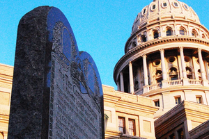 The Ten Commandments outside the Texas Capitol. | 