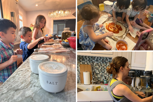 Emily Zanotti and her children love cooking together (especially Italian).