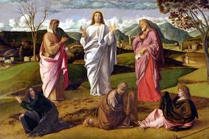 Giovanni Bellini, “The Transfiguration,” 1480,  Museo e Gallerie Nazionali di Capodimonte, Naples, Italy